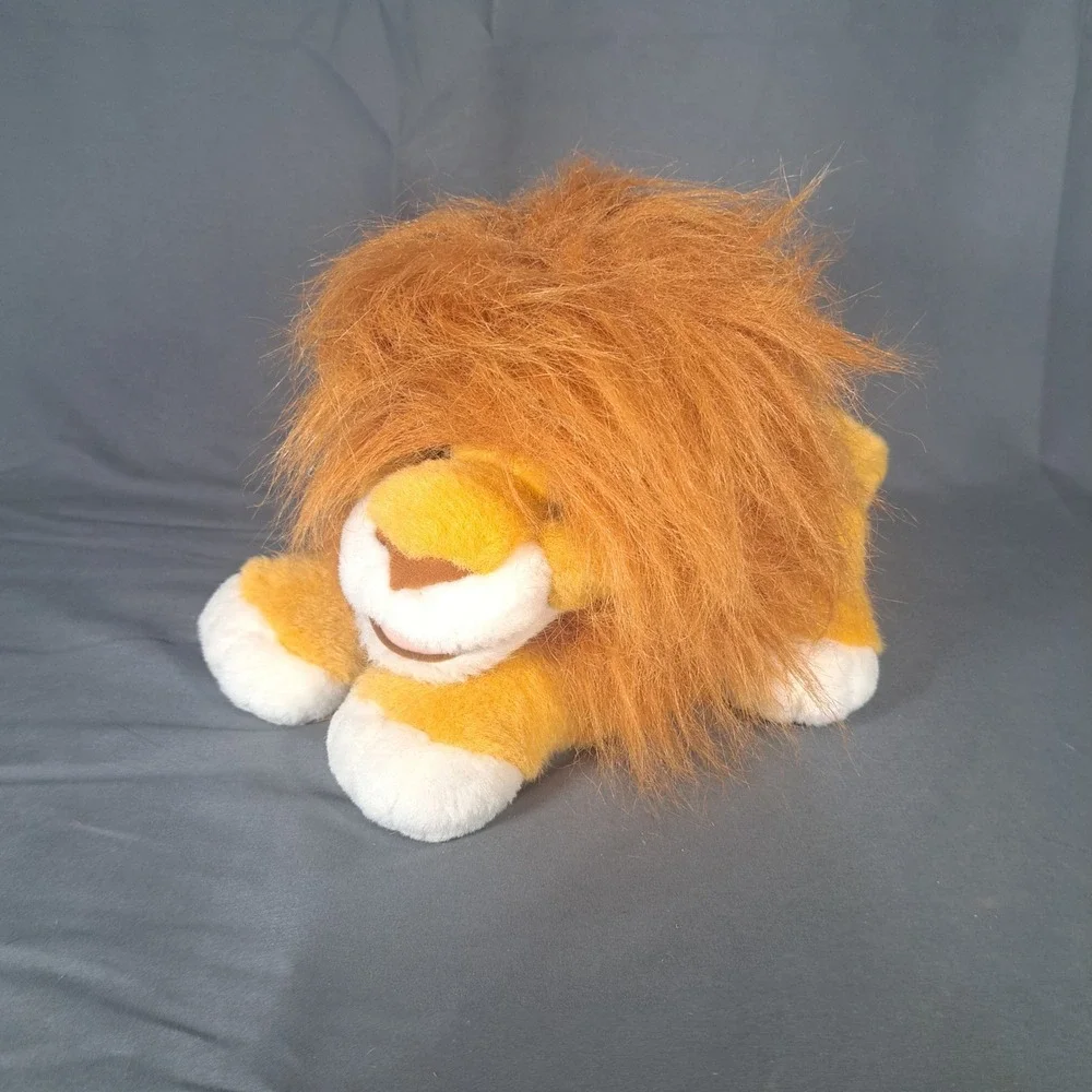 VTG 1993 Mattel Authentic Lion King Simba Roaring Plush Toy Tested‎ Collectible